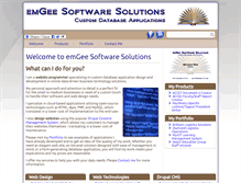Tablet Screenshot of emgeesoft.com